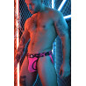 Breedwell Jockstrap Neo Camo Rose Neon